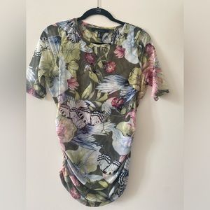 White House black market mesh top